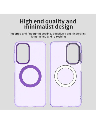Cover Galaxy A17 4G PC TPU MagSafe Viola | Melacompro