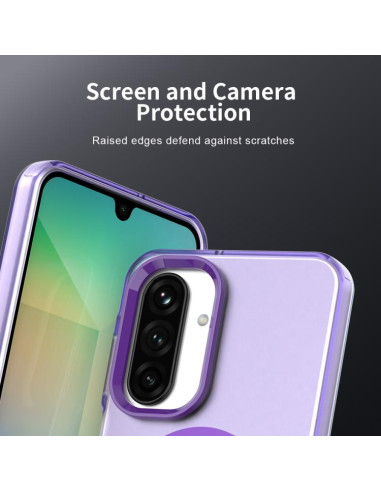 Cover Galaxy A17 4G PC TPU MagSafe Viola | Melacompro