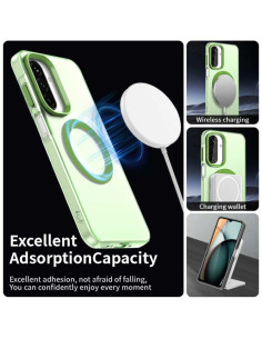 Cover Galaxy A17 4G PC TPU MagSafe Verde | Melacompro 2
