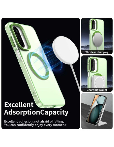 Cover Galaxy A17 4G PC TPU MagSafe Verde | Melacompro