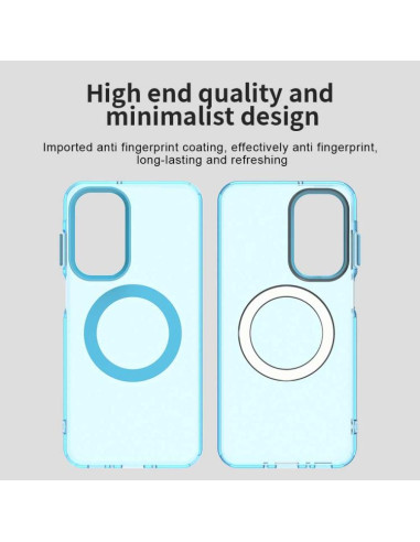 Cover Galaxy A17 4G PC TPU MagSafe Blu | Melacompro
