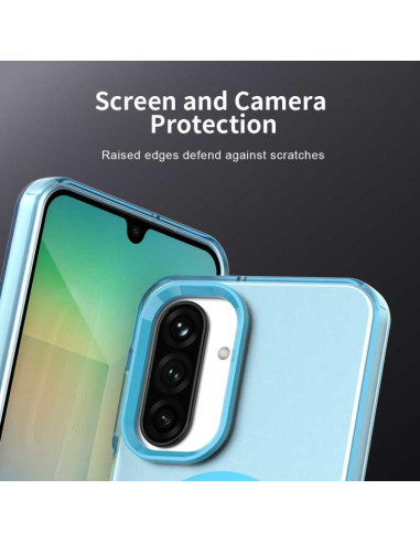 Cover Galaxy A17 4G PC TPU MagSafe Blu | Melacompro