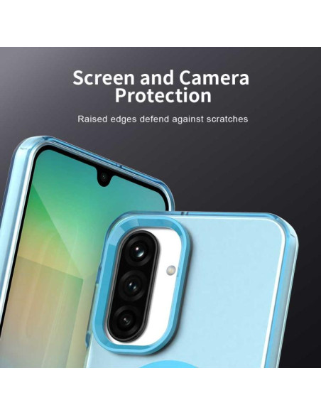 Cover Galaxy A17 4G PC TPU MagSafe Blu | Melacompro