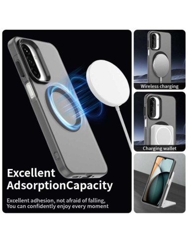 Cover Galaxy A17 4G PC TPU MagSafe Nero | Melacompro