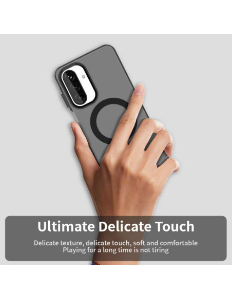 Cover Galaxy A17 4G PC TPU MagSafe Nero | Melacompro