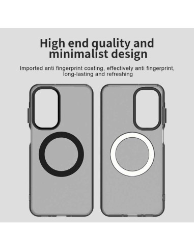 Cover Galaxy A17 4G PC TPU MagSafe Nero | Melacompro