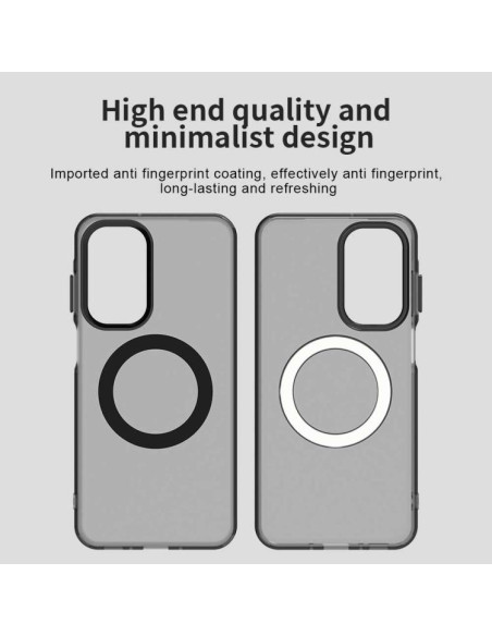 Cover Galaxy A17 4G PC TPU MagSafe Nero | Melacompro