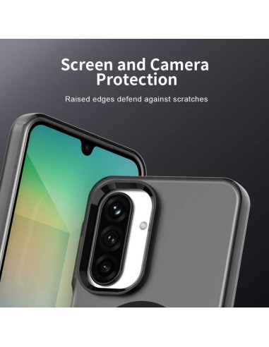 Cover Galaxy A17 4G PC TPU MagSafe Nero | Melacompro