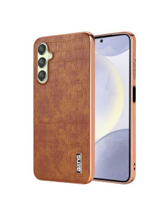 Cover Galaxy A16 5G TPU Texture Coccodrillo Verde Marrone