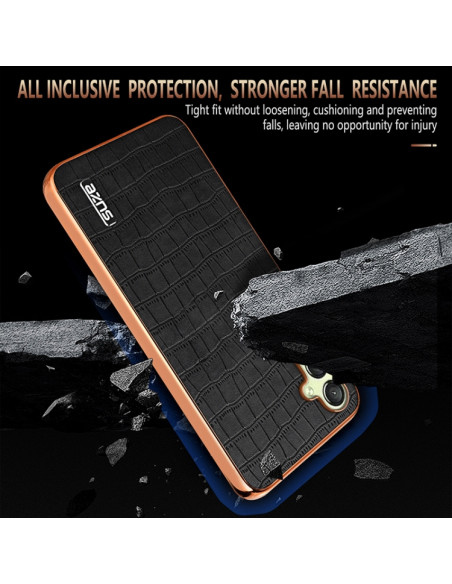 Cover Galaxy A16 5G TPU Coccodrillo Verde Marrone | Melacompro