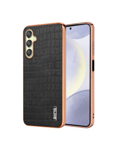 Cover Galaxy A16 5G TPU Texture Coccodrillo Verde Nero