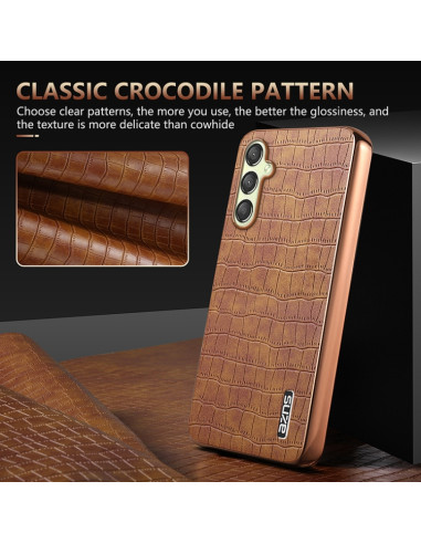 Cover Galaxy A15 TPU Coccodrillo Verde Nero | Melacompro