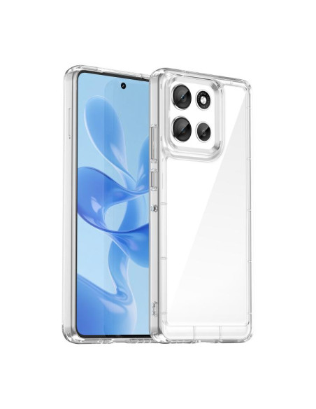 Cover Moto G86 5G TPU Grigio Trasparente | Melacompro