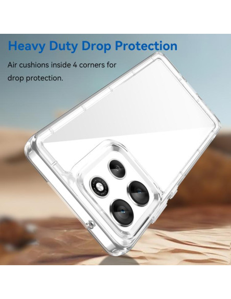 Cover Moto G86 5G TPU Grigio Trasparente | Melacompro