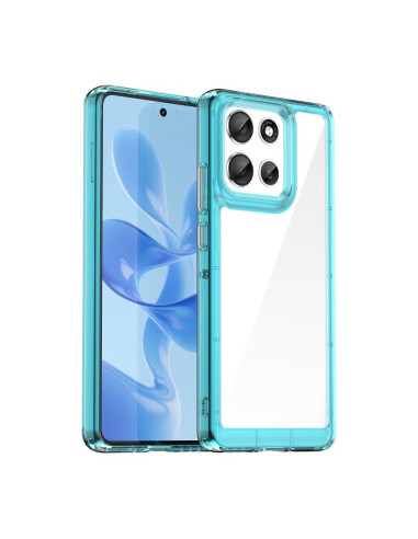 Cover Moto G86 5G TPU Grigio Trasparente | Melacompro