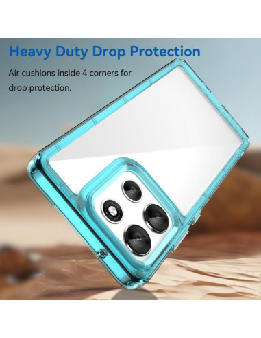 Cover Moto G86 5G TPU Grigio Trasparente | Melacompro