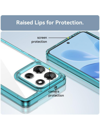 Cover Moto G86 5G TPU Grigio Trasparente | Melacompro