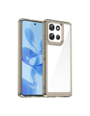 Cover Moto G86 5G TPU Grigio Trasparente | Melacompro