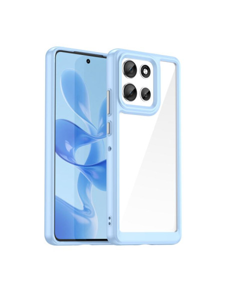 Cover Moto G86 5G Acrylic Hybrid TPU Colorful | Melacompro