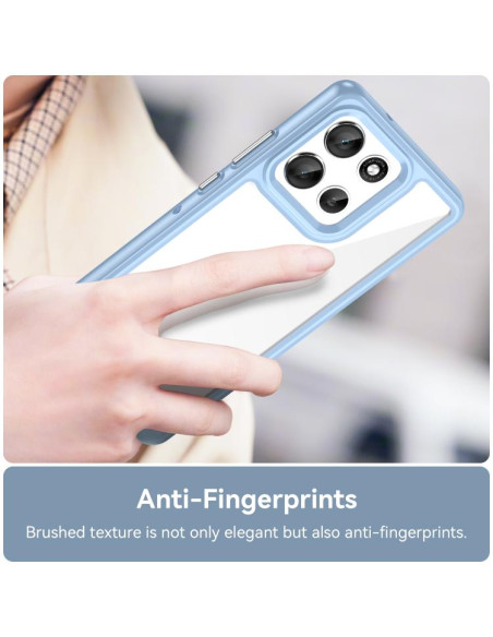 Cover Moto G86 5G Acrylic Hybrid TPU Colorful | Melacompro