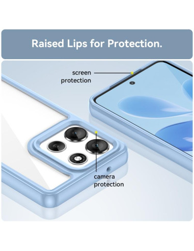 Cover Moto G86 5G Acrylic Hybrid TPU Colorful | Melacompro