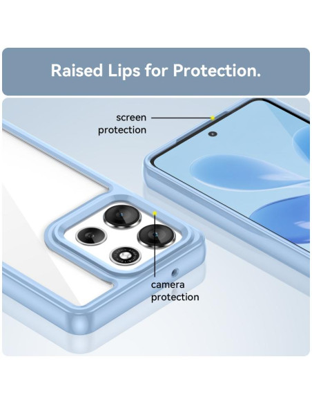 Cover Moto G86 5G Acrylic Hybrid TPU Colorful | Melacompro