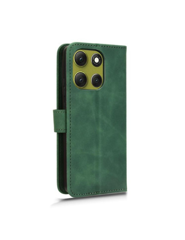 Cover Moto G86 Power 5G Pelle Nero Verde | Melacompro