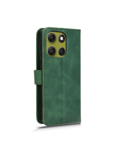 Cover Moto G86 Power 5G Pelle Nero Verde | Melacompro