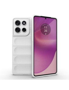 Cover Moto G86 5G Acrylic Hybrid TPU Colorata Bianco