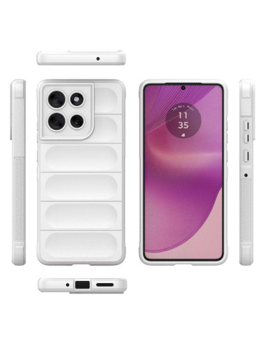 Cover Moto G86 5G Acrylic Hybrid TPU Bianco | Melacompro