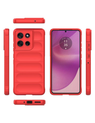 Cover Moto G86 5G Acrylic Hybrid TPU Rosso | Melacompro