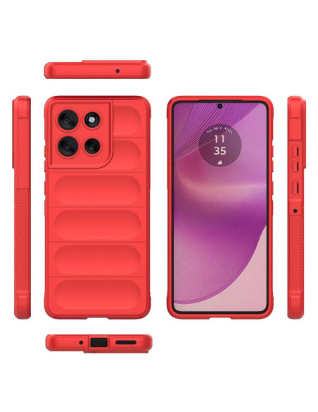 Cover Moto G86 5G Acrylic Hybrid TPU Rosso | Melacompro