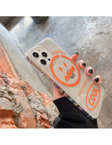 Cover iPhone 11 PC TPU Antiurto Arancione | Melacompro