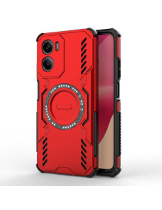 Cover Moto G05 4G Armor Magsafe Farfalla Viola Rosso