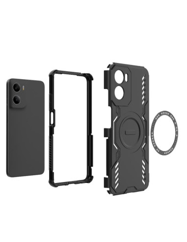 Cover Moto G05 4G Farfalla Viola Magsafe Nero | Melacompro