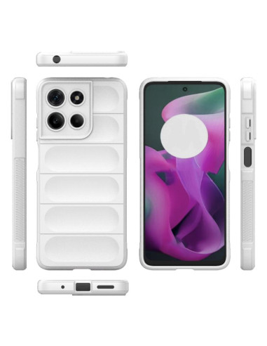 Cover Moto G15 4G TPU Nero Bianco | Melacompro