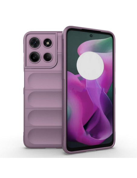 Cover Moto G15 4G TPU Nero Viola | Melacompro
