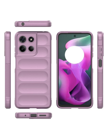 Cover Moto G15 4G TPU Nero Viola | Melacompro