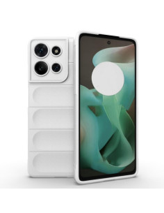 Cover Moto G75 5G TPU Rosso Vino Bianco