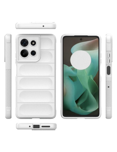 Cover Moto G75 5G TPU Rosso Vino Bianco | Melacompro