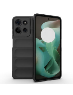Cover Moto G75 5G TPU Rosso Vino Nero