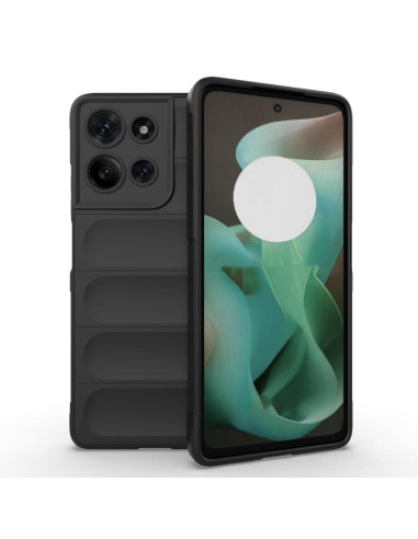 Cover Moto G75 5G TPU Rosso Vino Nero | Melacompro