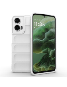 Cover Moto G35 5G TPU Rosso Vino Bianco