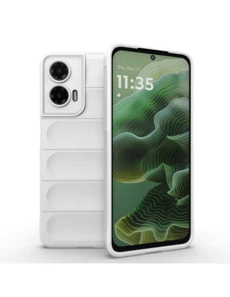 Cover Moto G35 5G TPU Rosso Vino Bianco | Melacompro