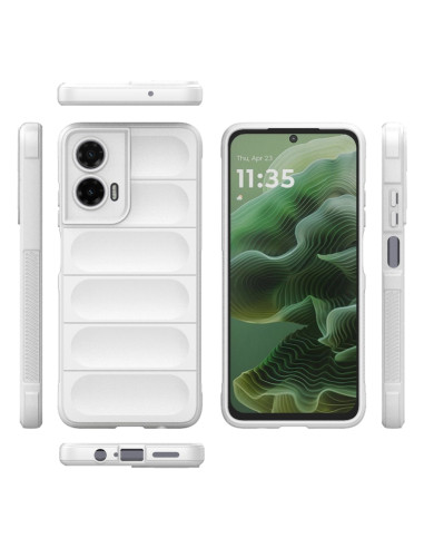 Cover Moto G35 5G TPU Rosso Vino Bianco | Melacompro