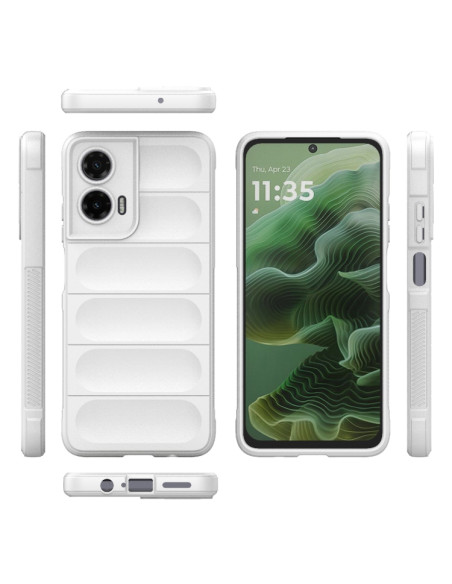 Cover Moto G35 5G TPU Rosso Vino Bianco | Melacompro