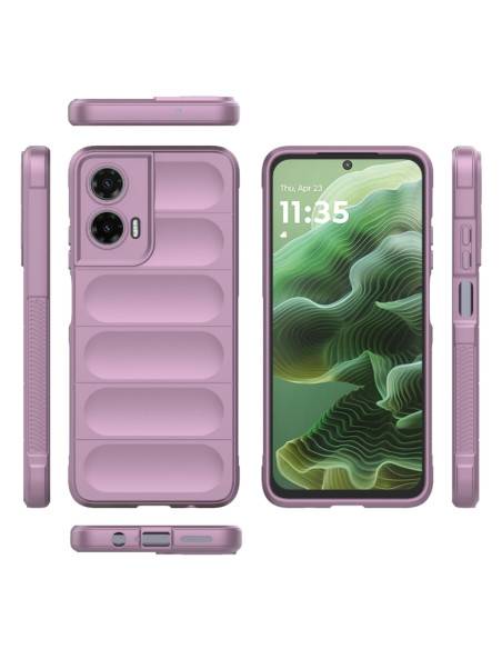 Cover Moto G35 5G TPU Rosso Vino Viola | Melacompro