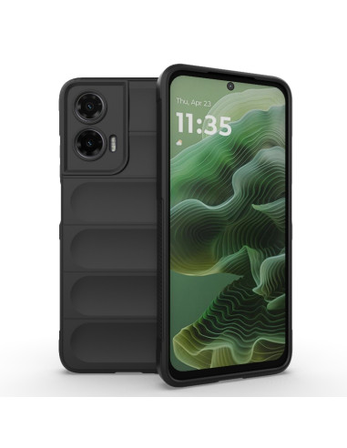 Cover Moto G35 5G TPU Rosso Vino Nero | Melacompro