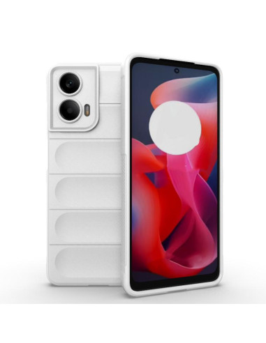 Cover Moto G24 4G TPU Blu Chiaro Bianco | Melacompro