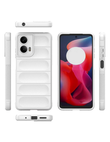 Cover Moto G24 4G TPU Blu Chiaro Bianco | Melacompro